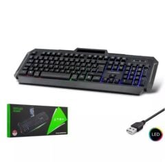 Hadron HDX2605 Siyah Kablolu Gökkuşağı LED Aydınlatmalı Q Türkçe Gaming Oyuncu Klavyesi