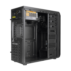EVEREST 318B 300W Peak Siyah Metal Panel ATX Mid-T PC Kasası