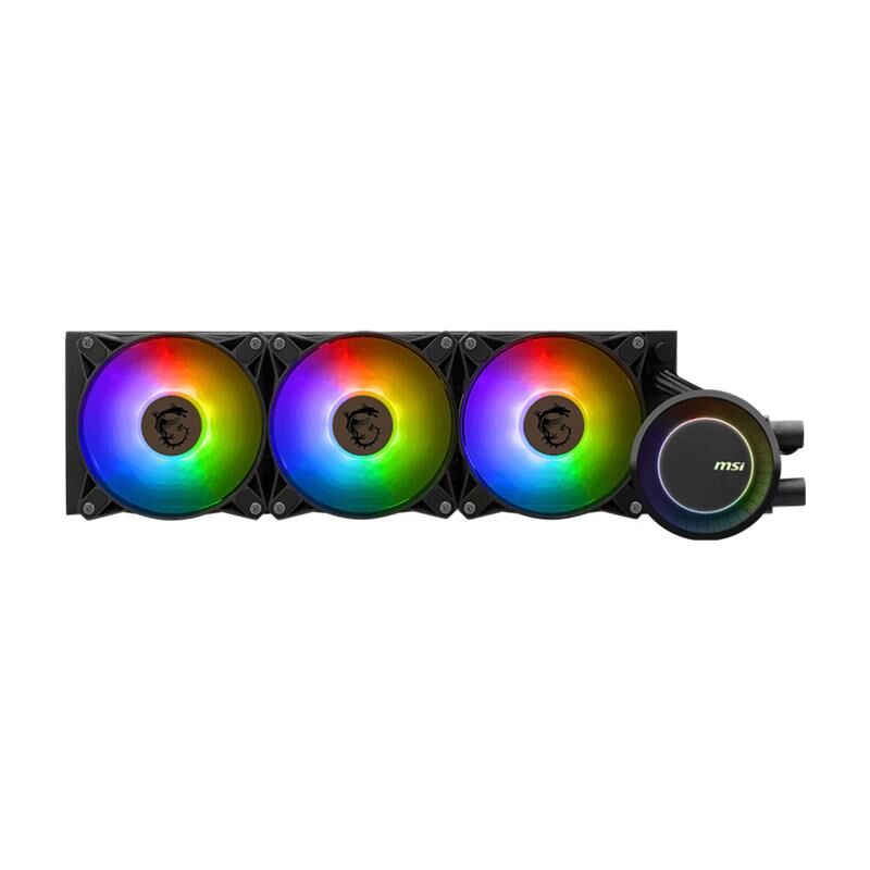 MSI MAG CORELIQUID E360 360 mm Siyah ARGB Sıvı İşlemci Soğutucu – Intel LGA 1150/1151/1155/1156/1200/1700 & AMD AM4/AM5/TR4/sTRX4 Uyumlu