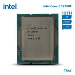 Intel Core i5-12400F 2.50 GHz (4.40 GHz Turbo) 6 Çekirdek 18MB L3 Önbellek Soket 1700 Tray İşlemci