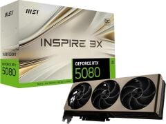 MSI GeForce RTX 5080 16G INSPIRE 3X OC 16GB GDDR7 256-Bit DLSS 4 Ekran Kartı