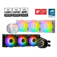 MSI MAG CORELIQUID E360 WHITE 360 mm ARGB Sıvı CPU Soğutucu | Intel LGA 1150/1151/1155/1156/1200/1700 ve AMD AM5/AM4/TR4/sTRx4 Uyumlu
