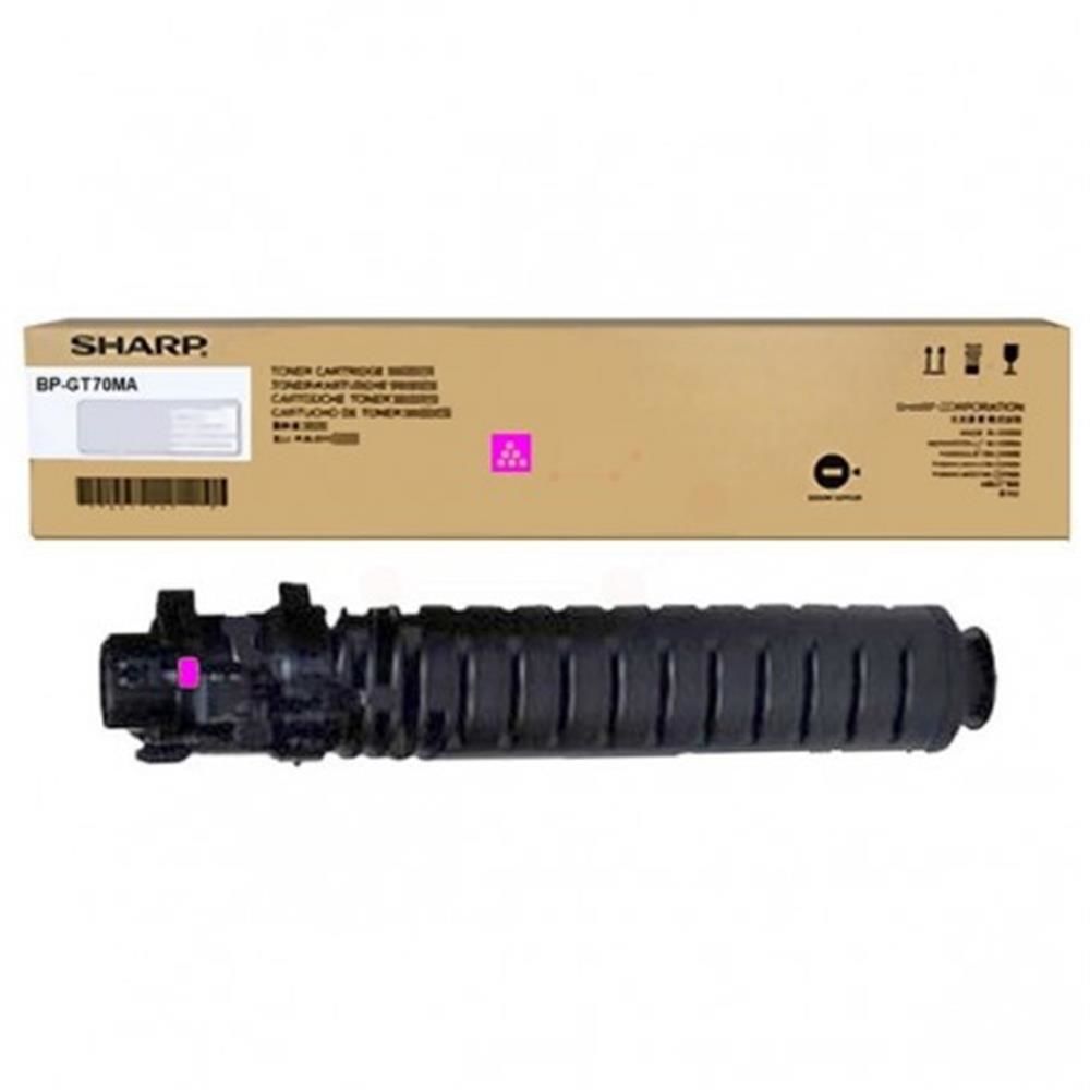Sharp BP-GT70MA Magenta (Kırmızı) Orijinal Fotokopi Toneri - BP-50C26 / BP-50C31 / BP-50C36 / BP-50C45 / BP-50C55 / BP-50C65