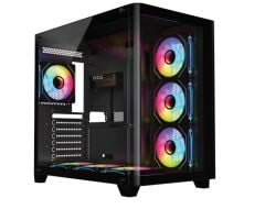 Frisby FC-9545G 750W 80+ Bronze 7x120mm ARGB Fanlı Temperli Cam Mid-Tower Gaming Kasa