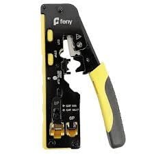 Feny FN-PEN16  RJ11-RJ12-RJ45-CAT5E-CAT6-CAT7  Yeni Nesil Network Kablo Sıkma Ve Soyma Pensesi