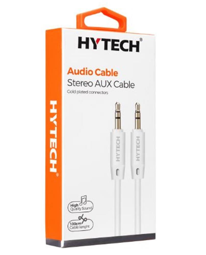 Hytech HY-X70 1 Metre Beyaz 3.5mm Stereo Ses Kablosu