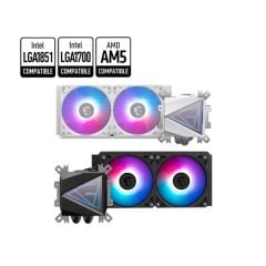 MSI MAG CORELIQUID I240 WHITE 240MM ARGB CPU İŞLEMCI SIVI SOĞUTUCU(LGA1150/1151/1155/1156/1200/1700/1851/AM4/AM5 UYUMLU)