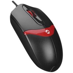 Everest SM-220 USB Siyah-Kırmızı 1200 DPI 3D Optik Kablolu Mouse