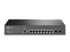 TP‑Link Omada (JetStream) SG3210 8× 10/100/1000 Mbps RJ45 + 2× Gigabit SFP L2+ Yönetilebilir Switch (Fanless, Rack Masaüstü, Statik Yönlendirme, QoS, VLAN, ACL)