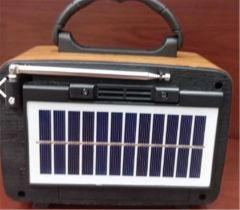 Everton RT-848 Güneş Enerjili Panelli Bluetooth FM-USB-TF Card-AUX Nostaljik Radyo