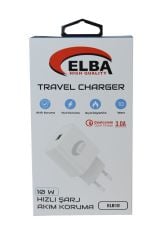 Elba ELB10 10W 3.0A Yüksek Akım Destekli Akıllı Korumalı USB-A Ev Tipi Şarj Adaptörü