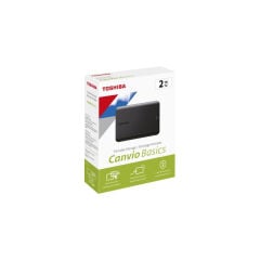 Toshiba 2.5'' 2TB USB3.2 G1 Canvio Basic Siyah HDTB520EK3AA