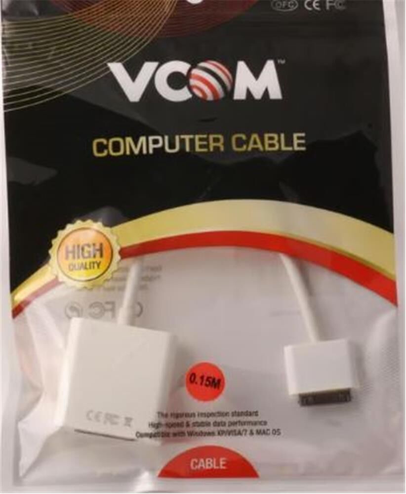 Vcom CG712 iPad to VGA Görüntü Aktarım Çevirici Adaptör