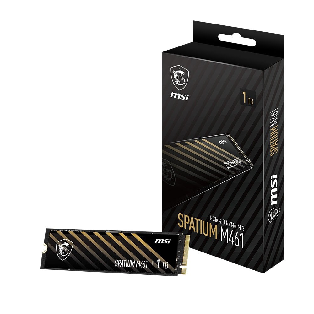 MSI SPATIUM M461 1TB NVMe PCIe 4.0 x4 M.2 2280 SSD (S78-440L650-P83)
