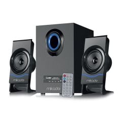 Mikado MD-1700BT Siyah 2+1 USB+FM+SD Destekli Bluetooth Speaker