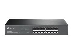 TP‑Link TL‑SG1016DE 16 Port 10/100/1000 Mbps Gigabit Easy Smart Switch Metal Kasa – Web Yönetimli, VLAN, QoS, Port Mirroring, Enerji Tasarruflu