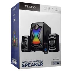 Mikado MD-370BT Siyah 2+1 38W BT-AUX-USB-FM-