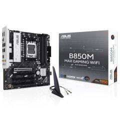 Asus B850M MAX GAMING WIFI AMD B850 AM5 DDR5 8000MHz (OC) mATX Anakart