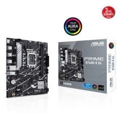 ASUS PRIME B760M-R D4 INTEL B760 LGA1700 DDR4 5333 HDMI 2x M2 USB3.2 AURA RG