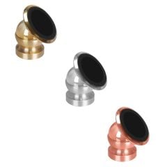 OEM Universal 360 Derece Ayarlanabilir Mıknatıslı Araç İçi Telefon Tutucu - Karışık Renk Seçenekli