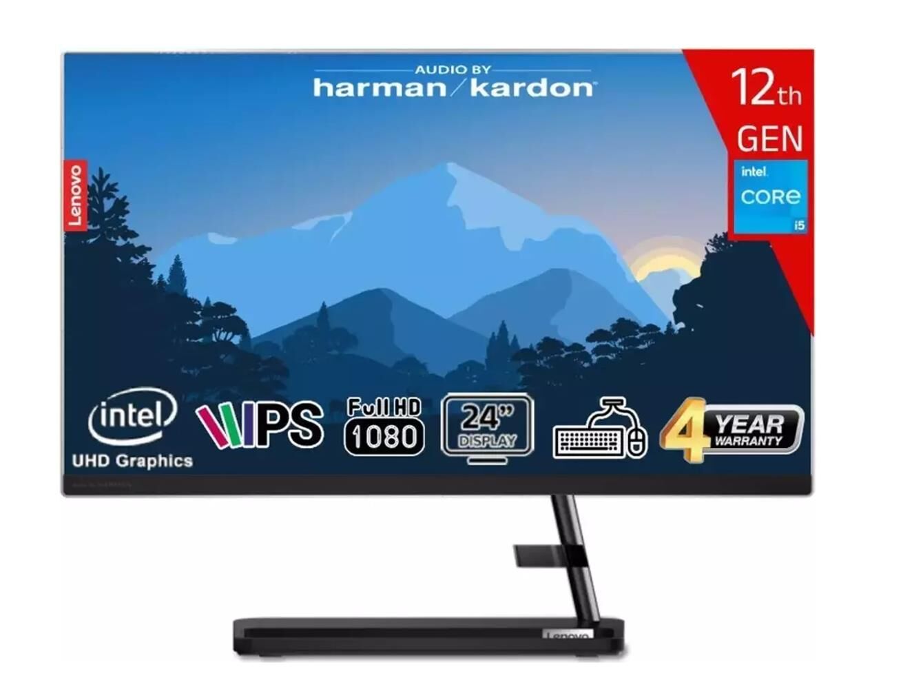Lenovo IdeaCentre AIO 3 24IAP7 (F0GH01GCTR) Intel Core i5-12450H 16GB RAM 512GB SSD 23.8'' FHD IPS All-in-One Masaüstü Bilgisayar
