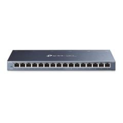TP‑Link TL‑SG116 16 Port 10/100/1000 Mbps Gigabit Unmanaged Desktop/WALL‑Mount Switch Çelik Kasa (IEEE 802.3i/u/ab/x, 802.1p QoS, IGMP Snooping, Fanless)