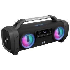 Mikado SH03 SPARTAN Gri Led Işıklı Bluetooth TF-USB-AUX-FM-MIC Speaker Hoparlör