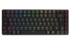 Rampage W-GRANITE Siyah-Gri Low Profile Blue Switch Kablosuz Mekanik Gaming Klavye (2.4GHz + BT + Type-C)