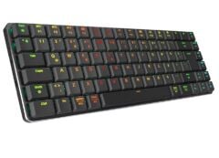 Rampage W-GRANITE Siyah-Gri Low Profile Blue Switch Kablosuz Mekanik Gaming Klavye (2.4GHz + BT + Type-C)