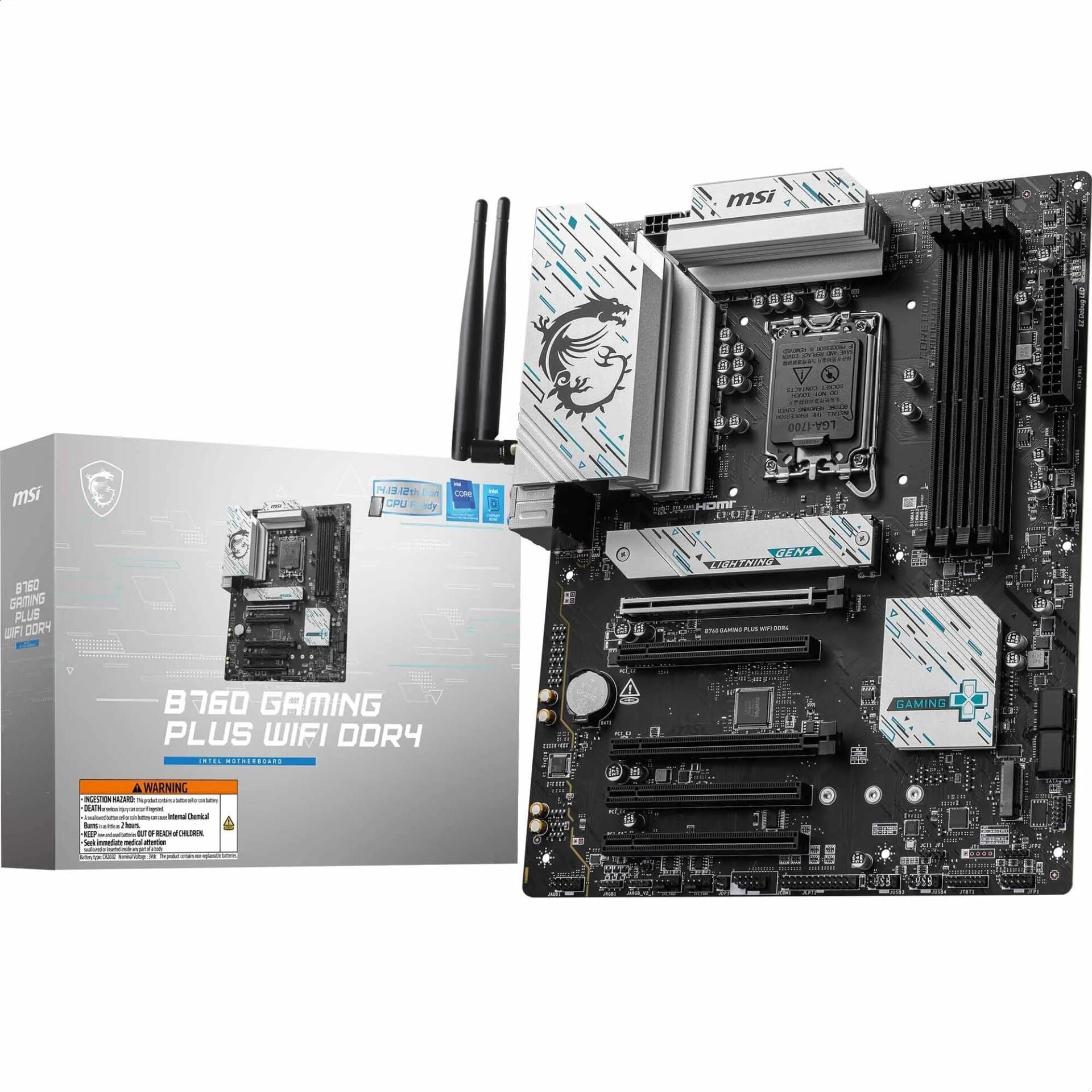 MSI MB B760 GAMING PLUS WIFI SOKET 1700 DDR4 5333(OC