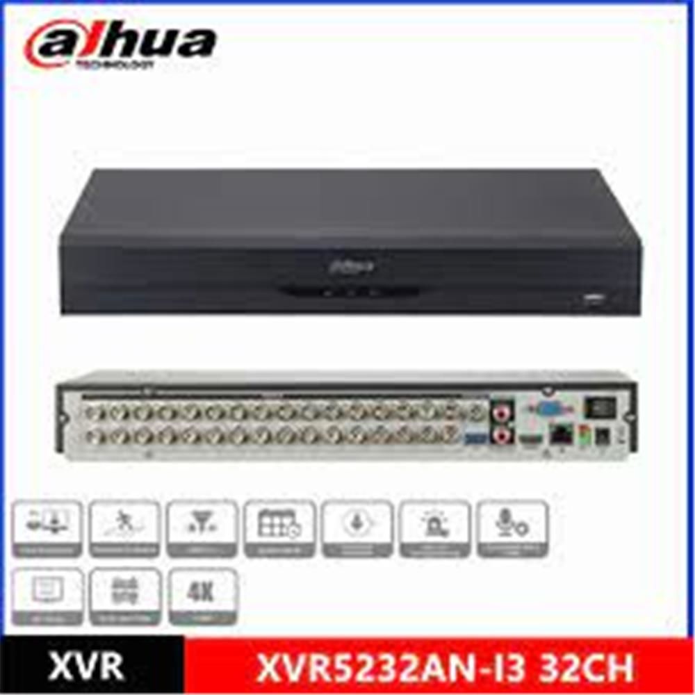 2 MP H265+ 32 Kanal 5in1 DVR Kayıt Cihazı