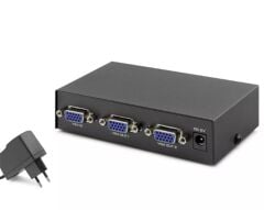 Hadron Hdx1277 2 Port Vga Splitter 200Mhz 1-In 2-Out Siyah