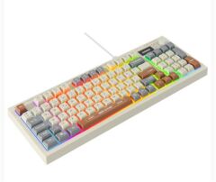 Everest KB-79 SILENT PRO Gri-Mavi-Kahve Tuş Kombinasyonlu Sessiz RGB Türkçe Q Membrane Oyuncu Klavyesi