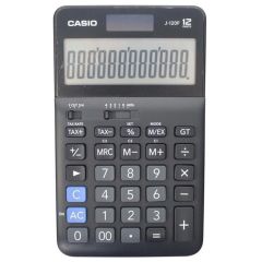 Casio J-120F 12 Haneli Vergi ve Zaman Hesaplama Fonksiyonlu Masaüstü Hesap Makinesi