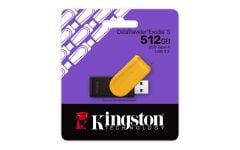 Kingston DTXS-512GB 512GB Portable USB 3.2 Gen1 DataTraveler ExodiaS (Black-Yellow) Flash Bellek