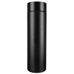 Hytech HY-TM12 Mat Siyah 500ML Dijital Sıcaklık Göstergeli Paslanmaz Çelik Termos