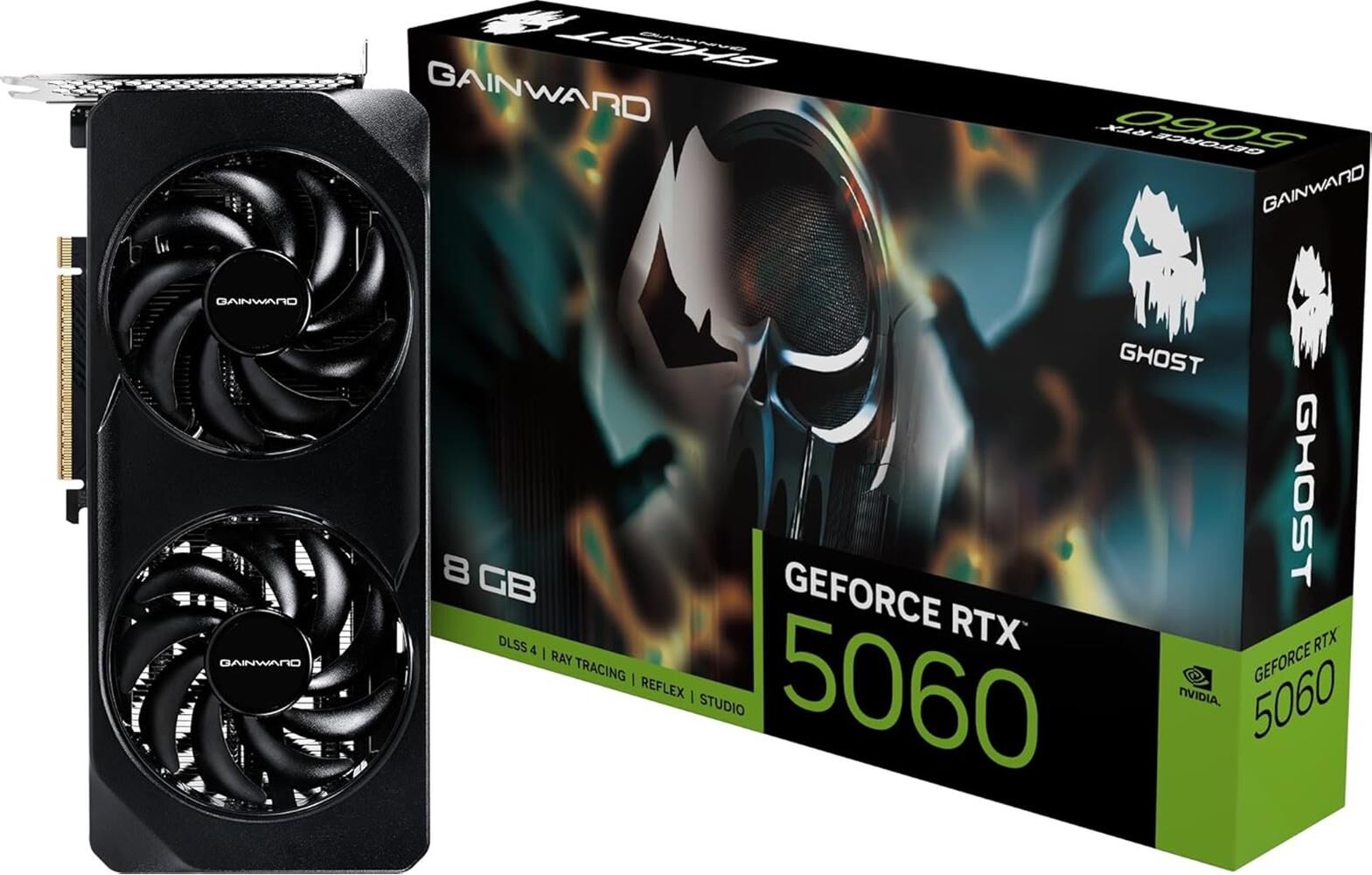 Gainward GeForce RTX 5060 Ghost 8GB GDDR7 128-Bit PCIe 5.0 Ekran Kartı