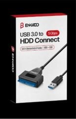 Enkado EKD-UH80 USB 3.0 to SATA 5Gbps 2.5 inç HDD/SSD Bağlantı Adaptörü