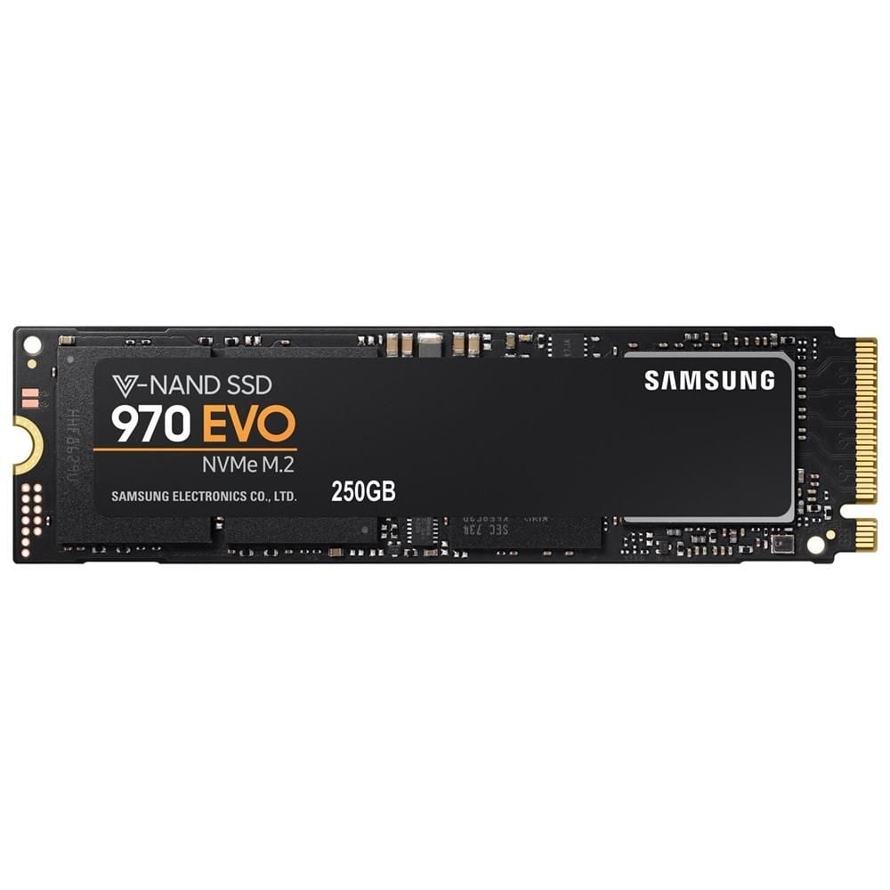 Samsung 970 EVO Plus 250GB M.2 2280 PCIe 3.0 x4 NVMe 1.3 V‑NAND SSD (MZ‑V7S250BW) – 3,500 MB/s Okuma, 2,300 MB/s Yazma, 512 MB DDR4 Cache, 5 Yıl Garanti