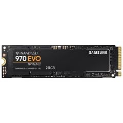 Samsung 970 EVO Plus 250GB M.2 2280 PCIe 3.0 x4 NVMe 1.3 V‑NAND SSD (MZ‑V7S250BW) – 3,500 MB/s Okuma, 2,300 MB/s Yazma, 512 MB DDR4 Cache, 5 Yıl Garanti
