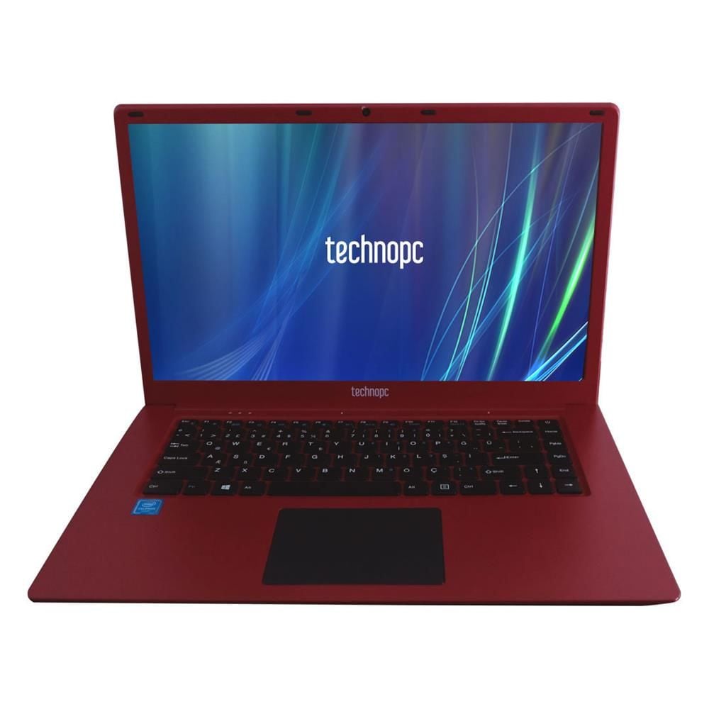 Technopc TI15N33 N3350E 4GB 128GB + 240GB SSD 15.6'' FreeDOS Kırmızı Notebook