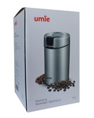 UMIE KB-U52 65G Kapasiteli Paslanmaz Çelik 160W Kahve ve Baharat Öğütücü