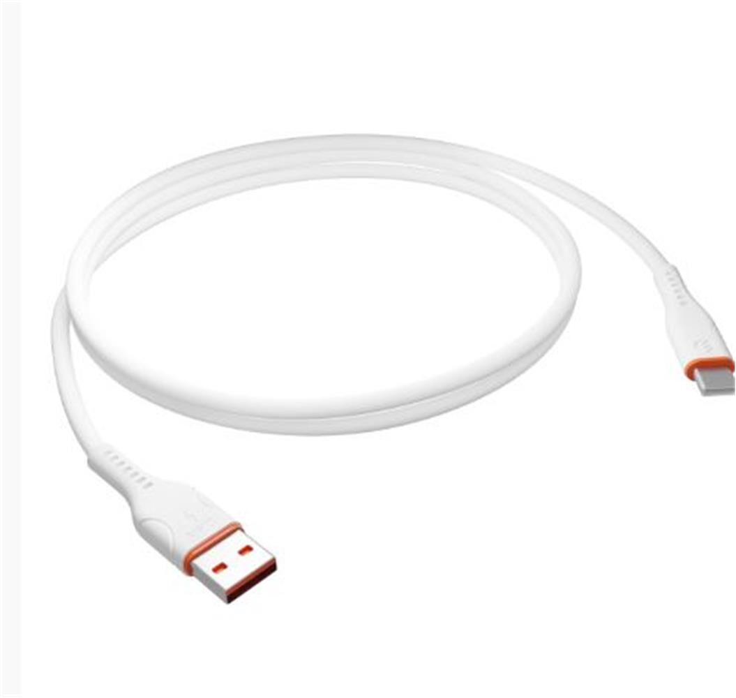 S-link SL-X246E 1 Metre 12W 2.4A USB-A to Type-C Güvenli Hızlı Şarj ve Data Aktarım Kablosu - Beyaz