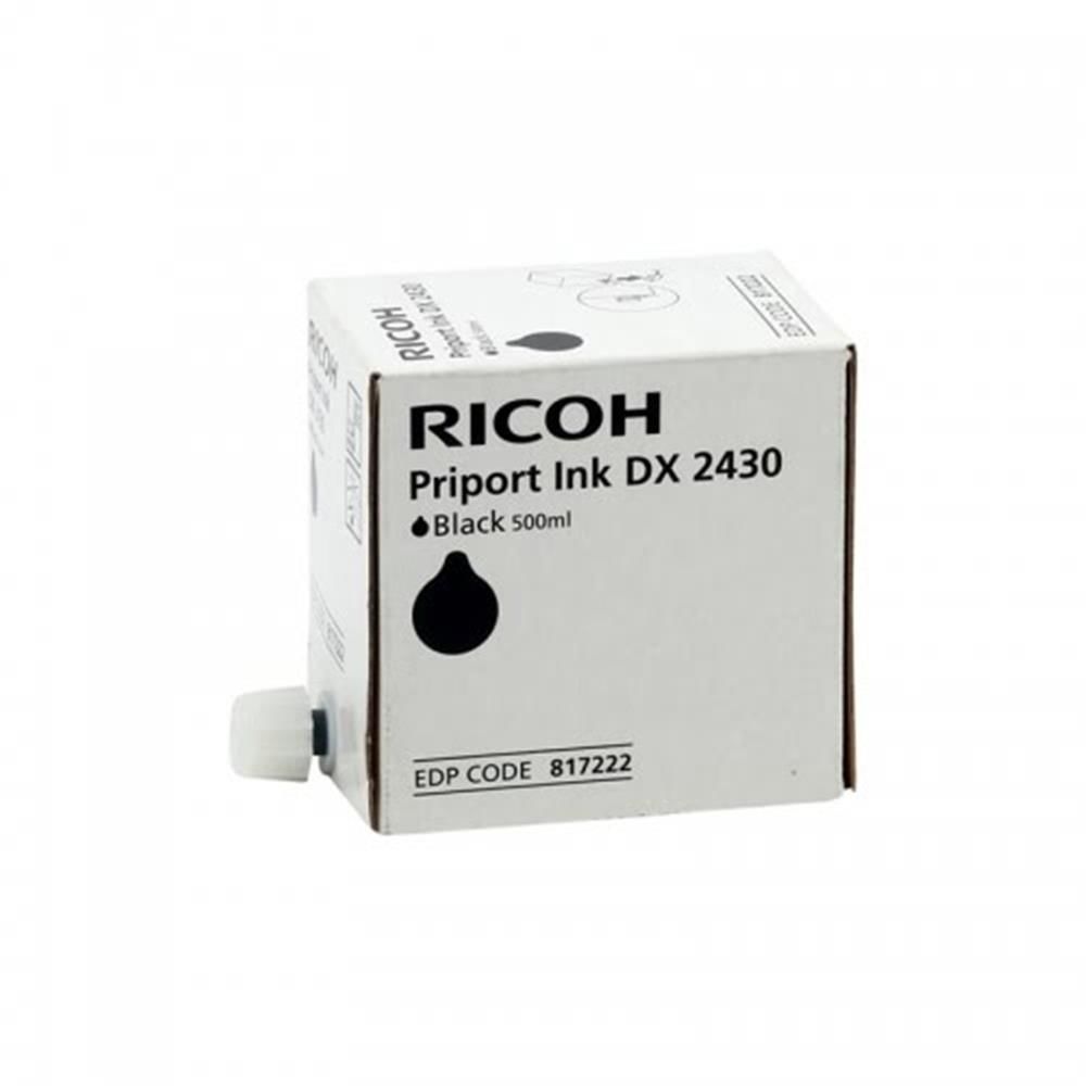 Ricoh JP-12 Siyah Orijinal Baskı Mürekkebi - DX 2430, DX 2330, DD 2432 Serisi Uyumlu