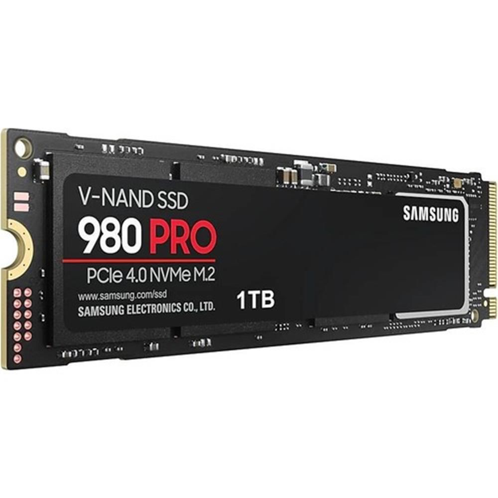 Samsung 980 PRO MZ‑V8P1T0BW 1 TB PCIe 4.0 NVMe 1.3c M.2 2280 SSD – 7 000 MB/s Okuma, 5 000 MB/s Yazma, 2.38 mm, 5 Yıl Garanti