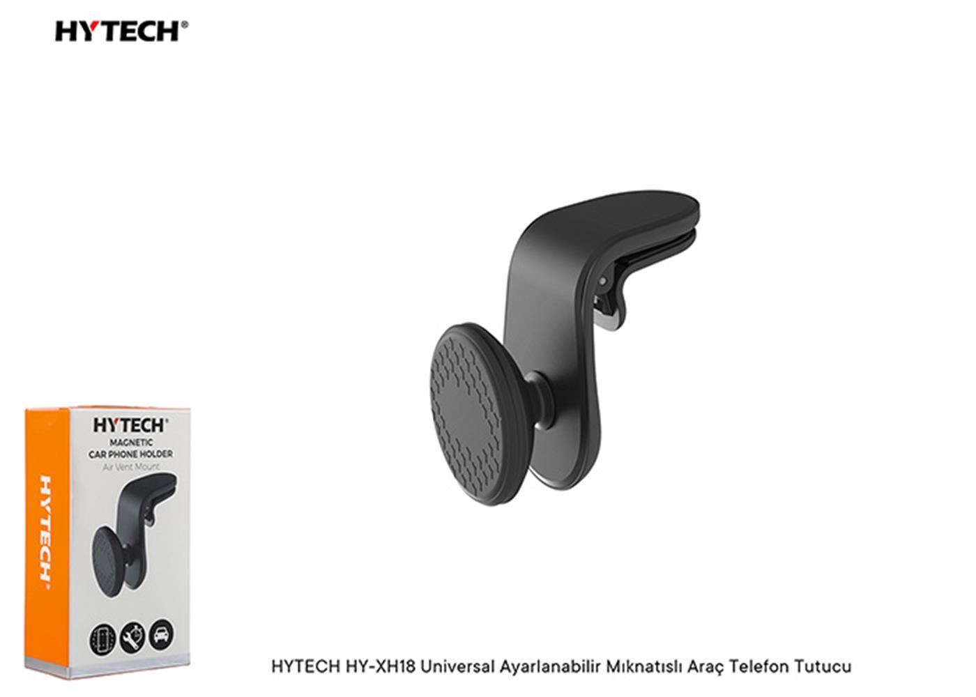 Hytech HY-XH18 Universal 360 Derece Ayarlanabilir Mıknatıslı Havalandırma Tipi Araç İçi Telefon Tutucu