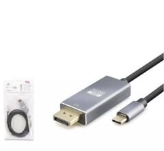 Hadron HDX7859 Type-C to DisplayPort Kablo 8K 60Hz PVC 1.8M Siyah