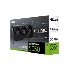 8 GB ASUS PRIME-RTX5050-O8G RTX 5050 GDDR6 128bit OC HDMI 3xDP DLSS4 Ekran Kartı