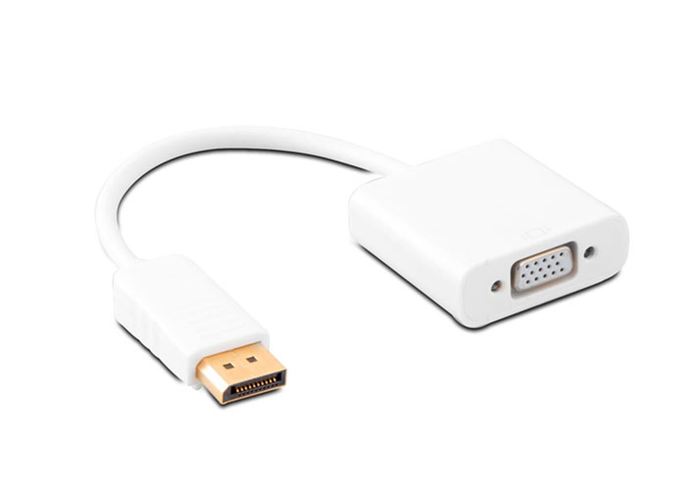 Hytech HY-DS15 DisplayPort Erkek - VGA Dişi 10cm Dönüştürücü Kablo