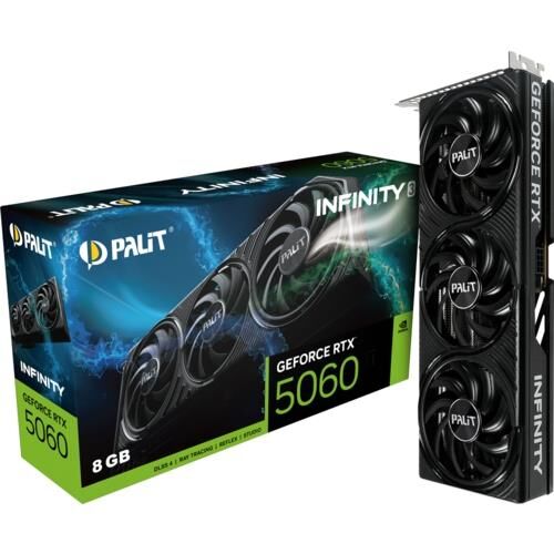 Palit GeForce RTX 5060 Infinity 3 8GB 128-Bit GDDR7 Ekran Kartı